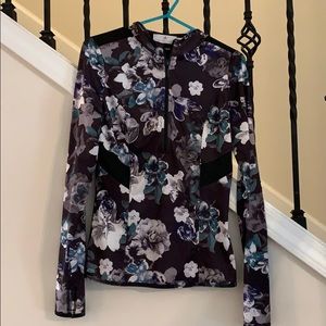Adidas Stella McCartney floral running jacket SZ S